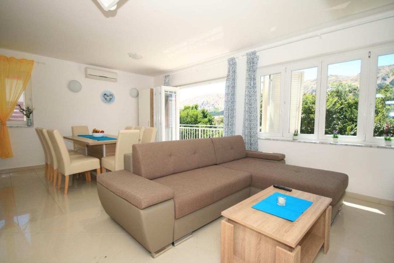 Apartment Mimoza 5, Baska, Krk Kültér fotó